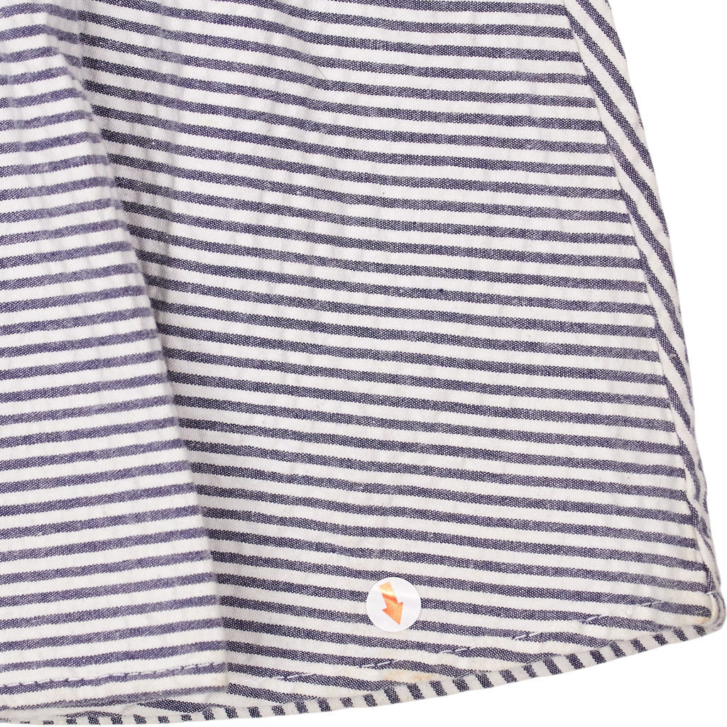 Benetton Striped Ruffle Dress