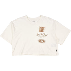 Vans Cream Graphic Crop T-Shirt