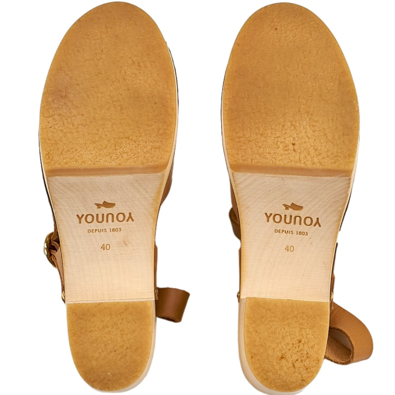 Youyou Tan Leather Sandals