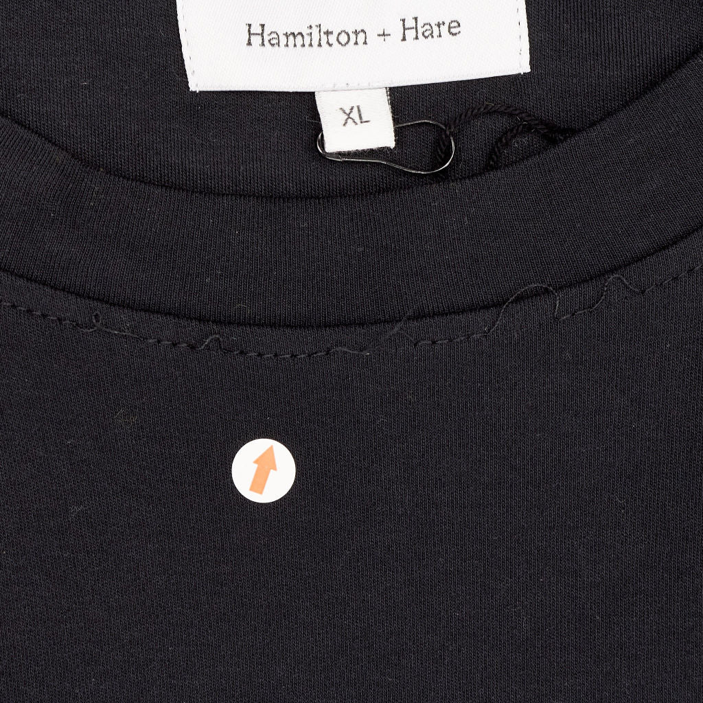 Hamilton + Hare Black Classic T-Shirt