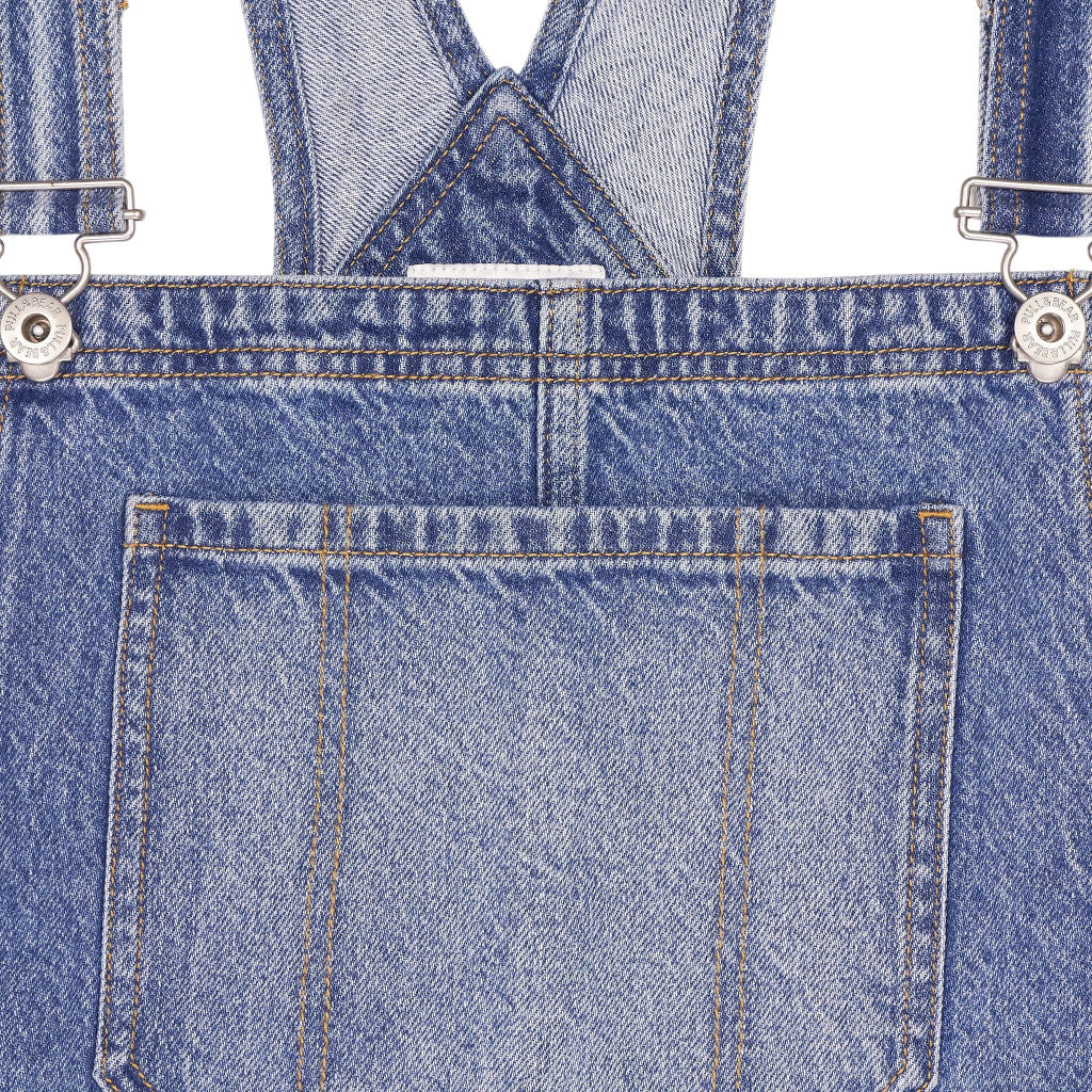 Pull & Bear Blue Denim Overalls