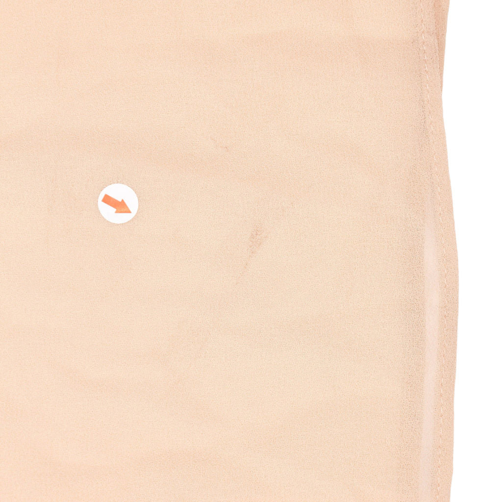 H&M Beige Pink Pleated Maxi Dress