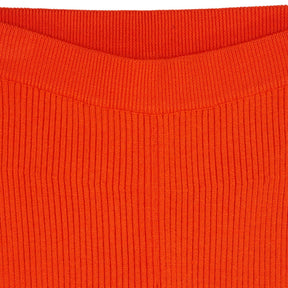 Studio Nicholson Red Ribbed Leggings