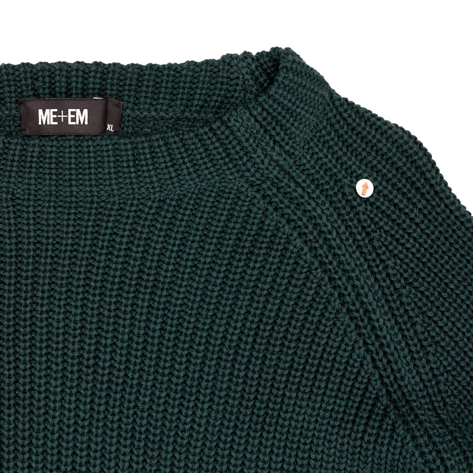 Me+Em Green Boyfriend Jumper
