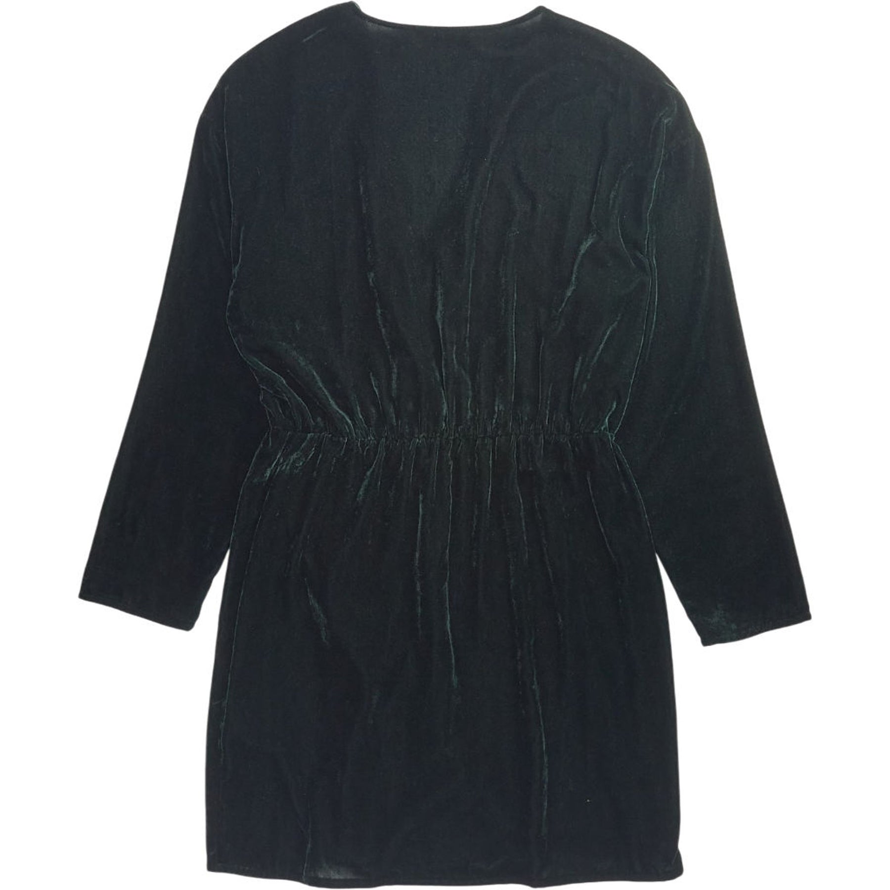 & Other Stories Green Velvet Dress