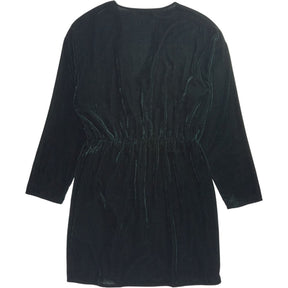 & Other Stories Green Velvet Dress