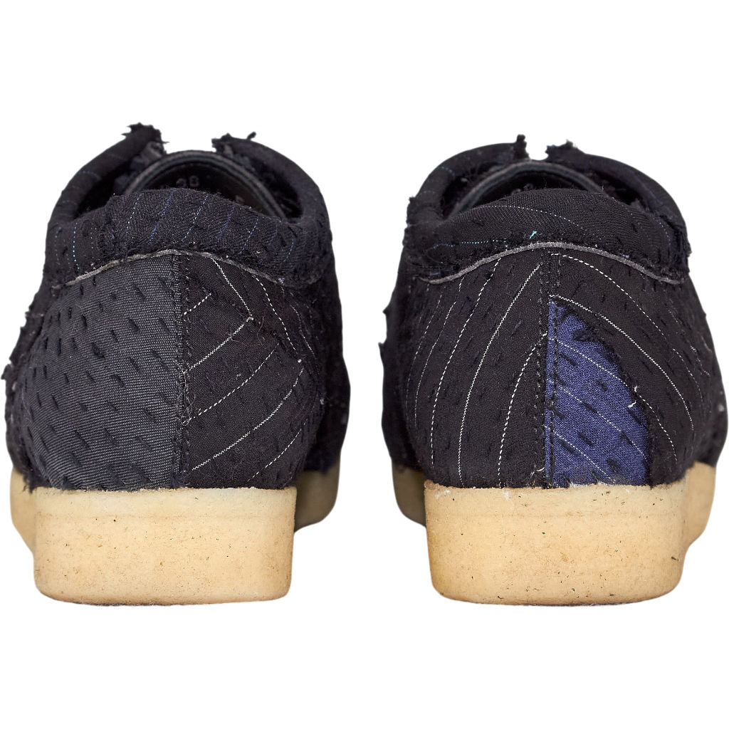 By Walid Black Stitch Detail Shoes