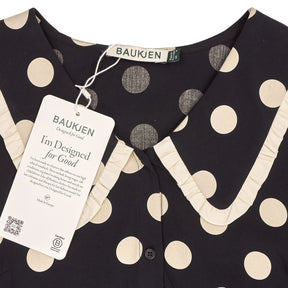 Baukjen Black Polka Dot Sosha Blouse