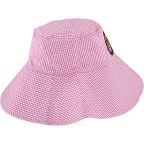 Ngorder Pink Gingham Bucket Hat