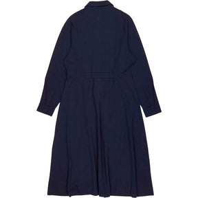Baukjen Navy Mariposa Ponte Midi Dress
