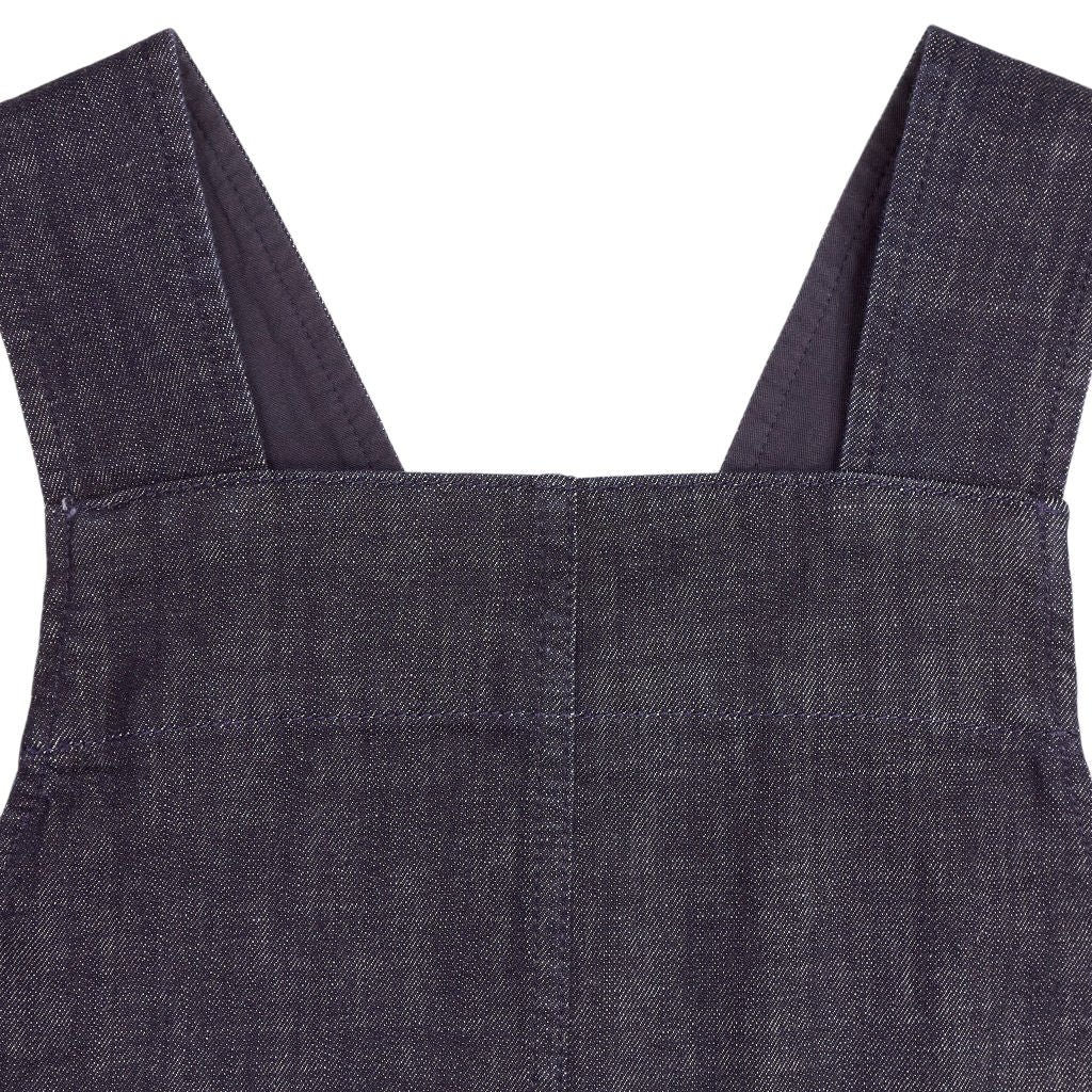 Toast Navy Denim Pinafore Dress
