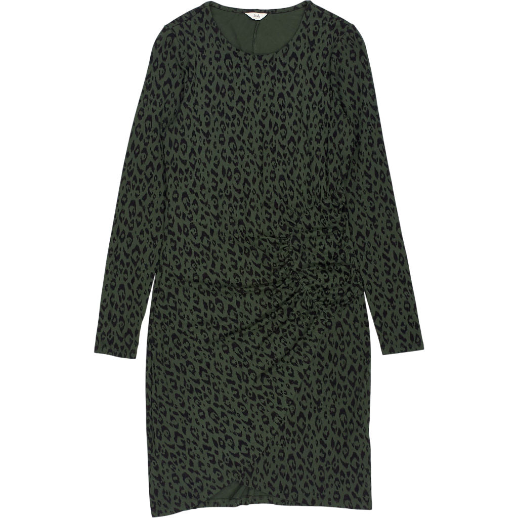 Hush Green Leopard Print Dress
