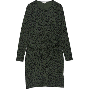 Hush Green Leopard Print Dress