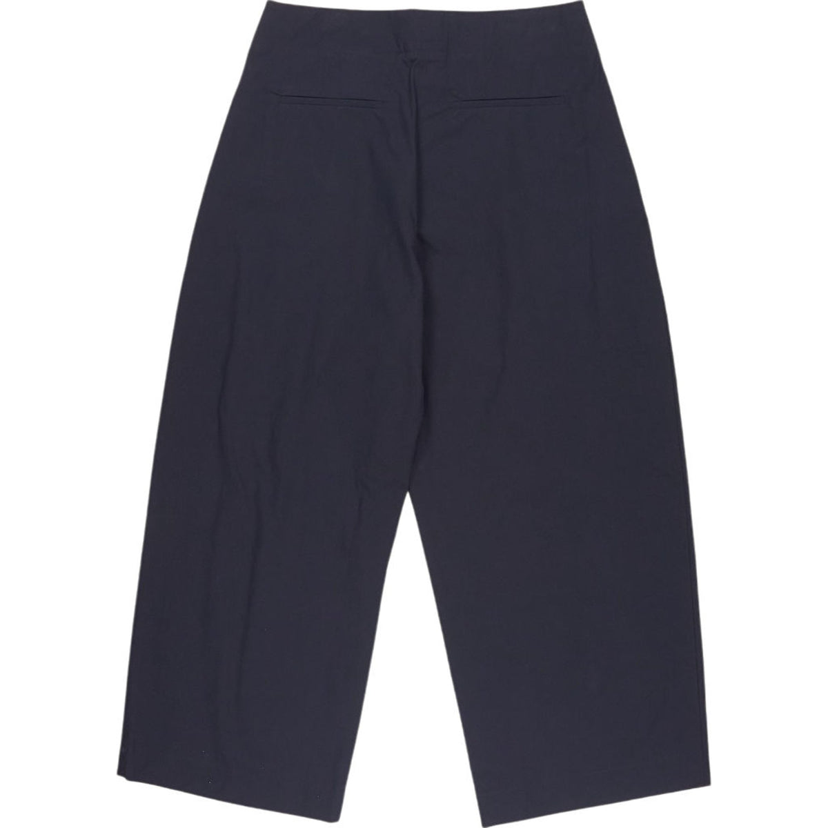 Studio Nicholson Navy Volume Pleat Trousers