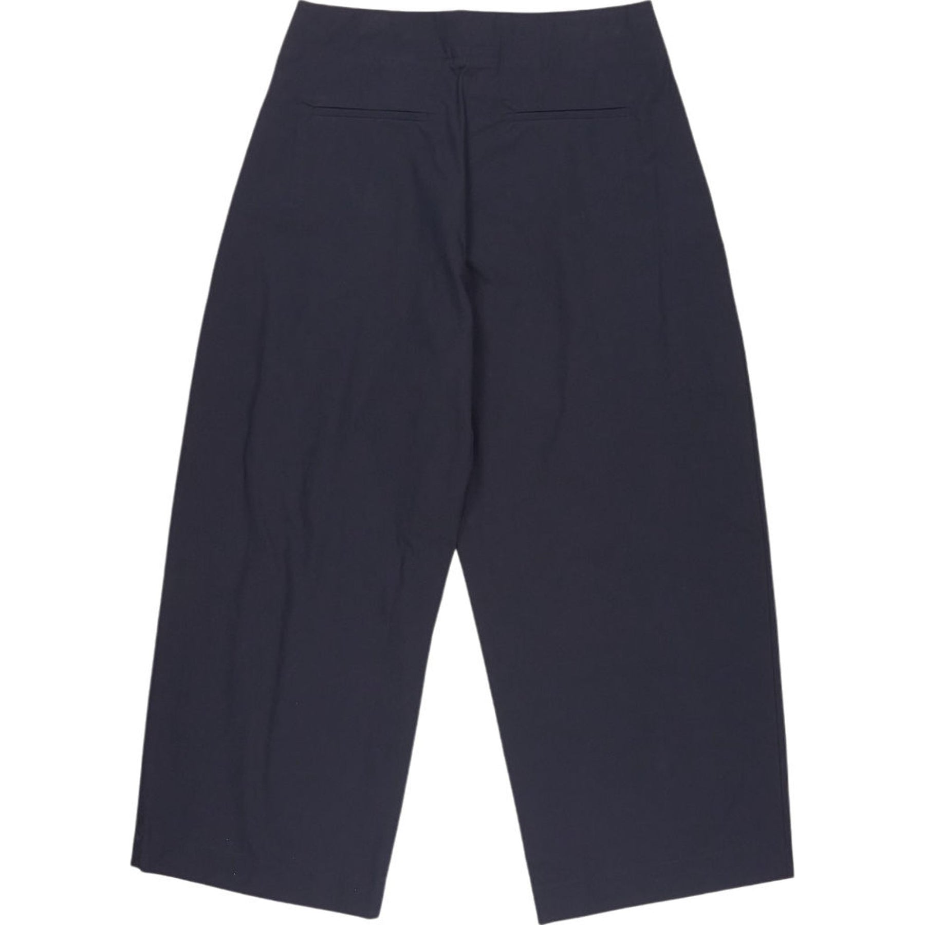 Studio Nicholson Navy Volume Pleat Trousers