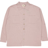 Hush Rose Pink Ada Relaxed Knit Shirt
