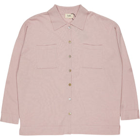 Hush Rose Pink Ada Relaxed Knit Shirt