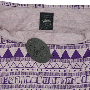 Stussy Purple Patterned T-Shirt