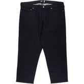 Lands' End Black Cotton Square Rigger Jeans