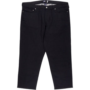 Lands' End Black Cotton Square Rigger Jeans