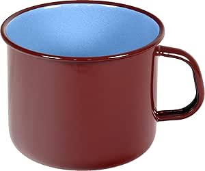 Esmaltaciones LA ESTRELLA Enamel Metal Mug Brown 0.4L Capacity