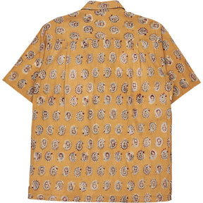Universal Works Yellow Paisley Short Sleeve Shirt