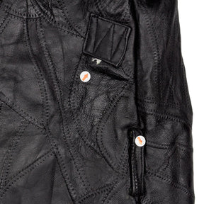 Vintage Navarre Black Leather Coat