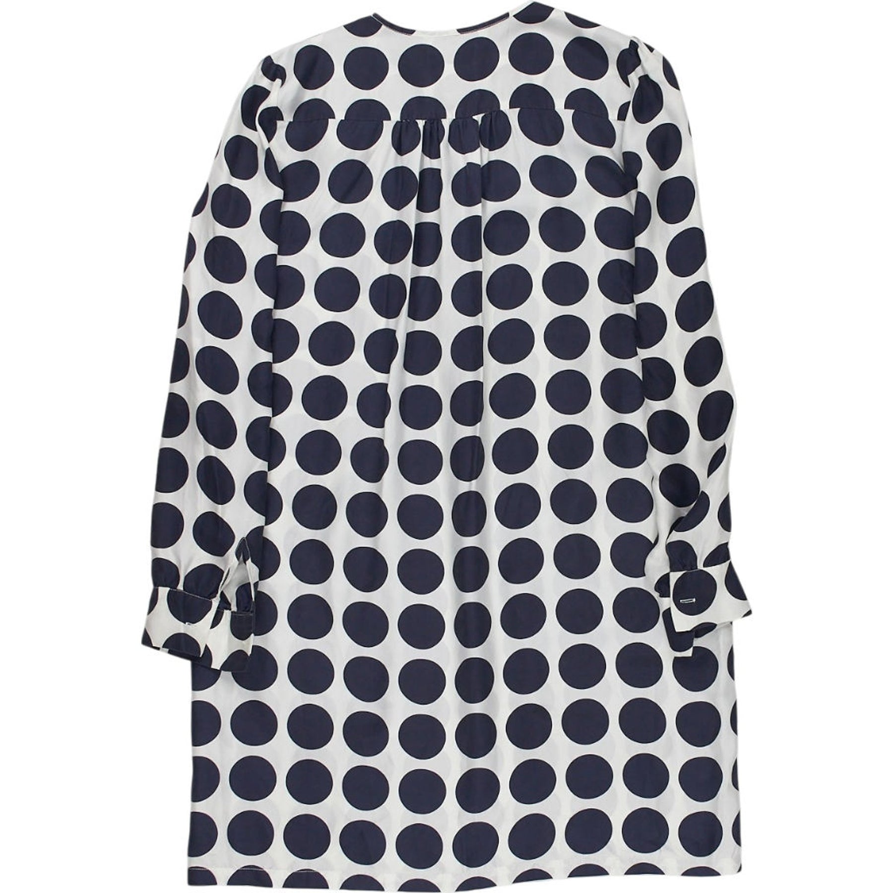 Baum Und Pferdgarten White Navy Polka Dot Tunic
