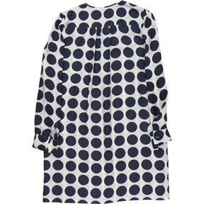 Baum Und Pferdgarten White Navy Polka Dot Tunic