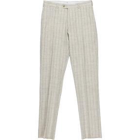 Moss Cream Striped Trousers