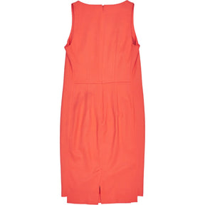 Reiss Aderyn Orange Sleeveless Sheath Dress