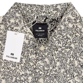 Pull & Bear Black Floral Print Jacket