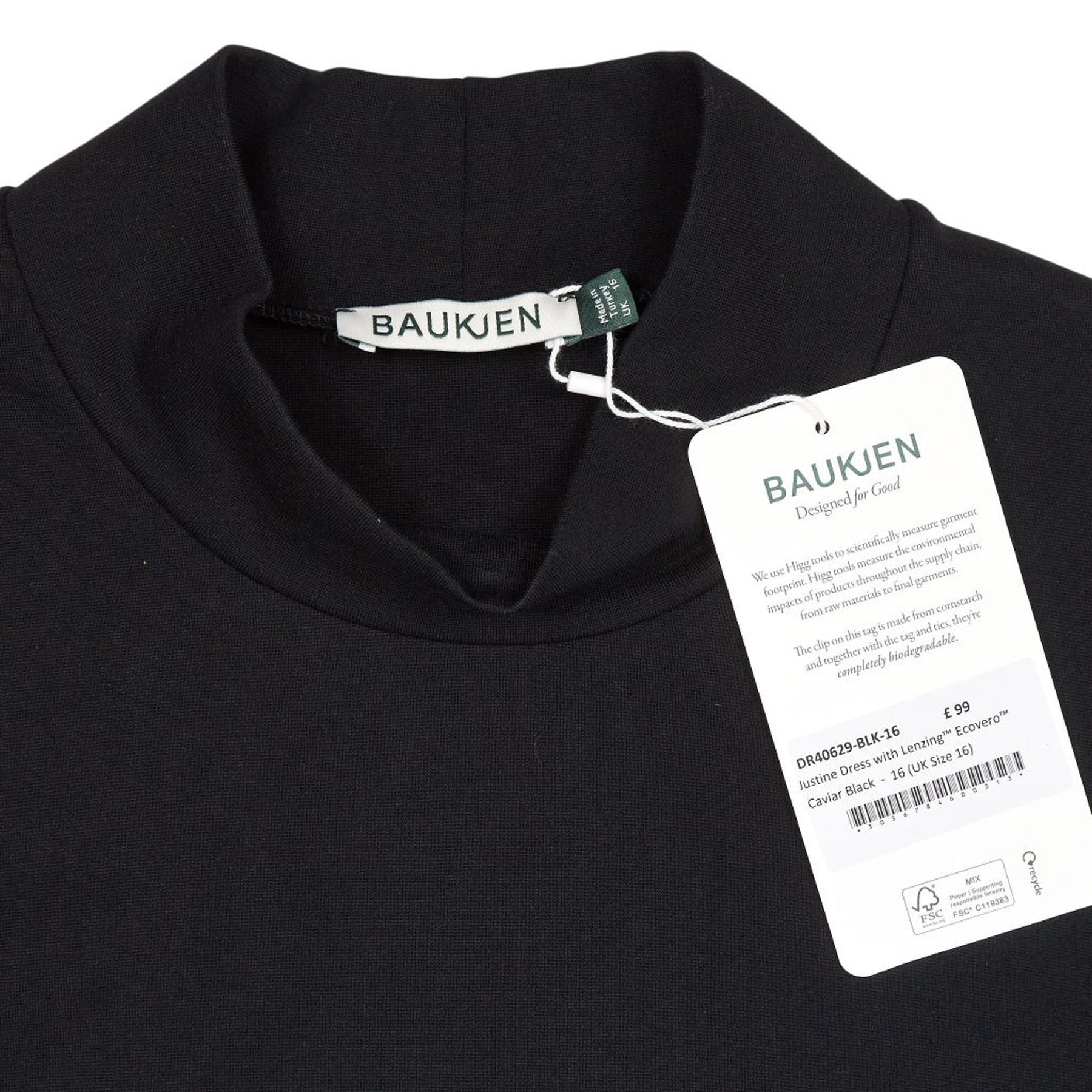 Baukjen Black Justine Dress