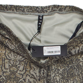 Motel Brown Heny Trouser Sandstorm Tonal Print