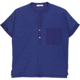 NRBY Blue Oversized Short Sleeve Top