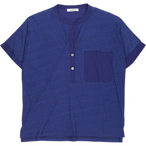 NRBY Blue Oversized Short Sleeve Top