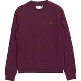 Farah Bordeaux Tim New Crew Sweatshirt