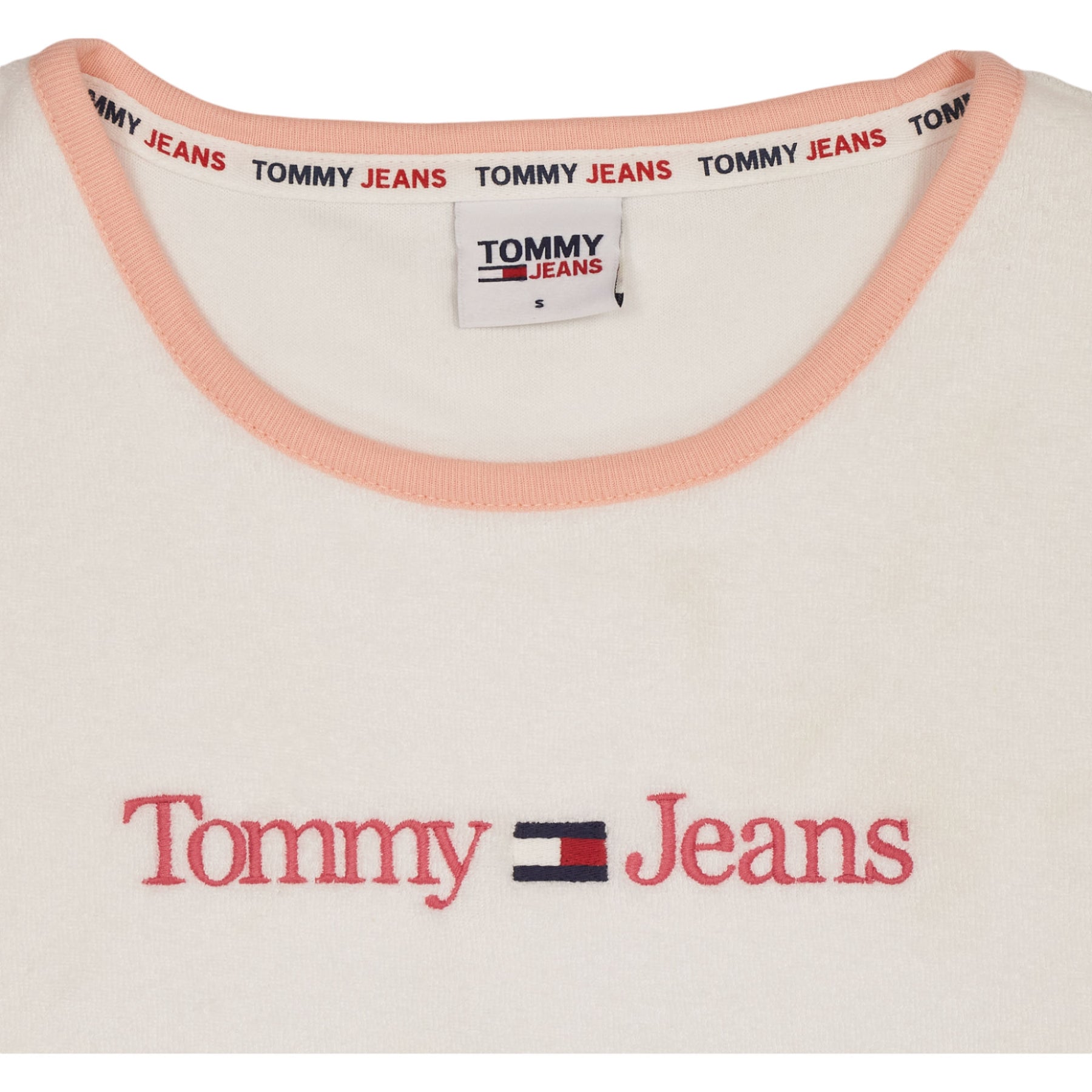 Tommy Jeans White Crop T-Shirt