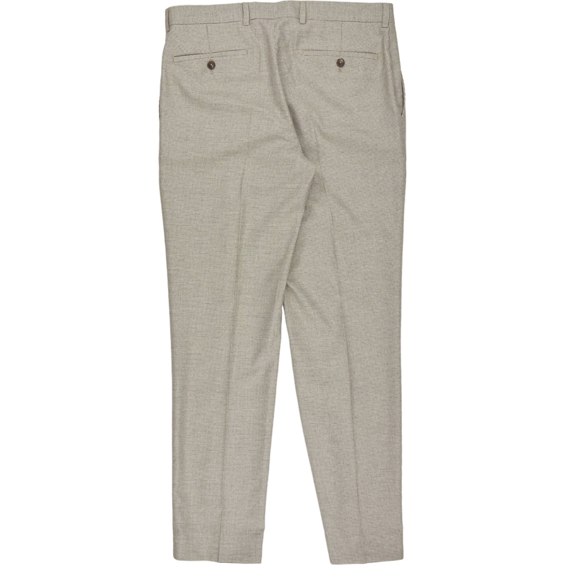 Guabello Grey Checkered Trousers