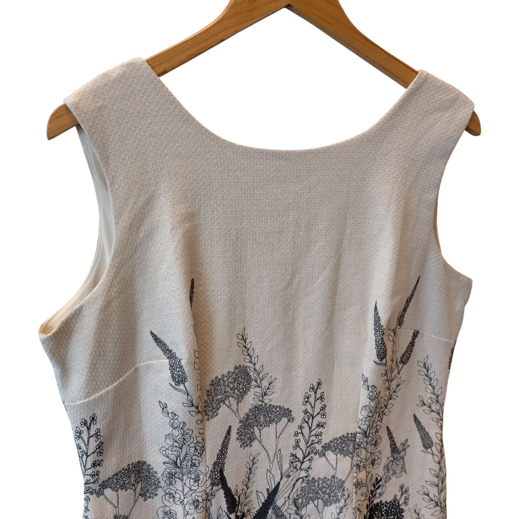 Per Una Ivory Floral Midi Dress