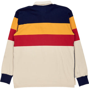 Drake's Multicolour Striped Rugby Shirt