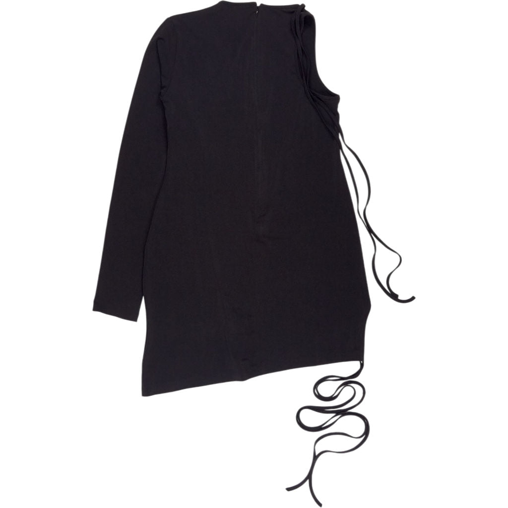 SRVC Black Asymmetric Dress