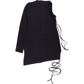 SRVC Black Asymmetric Dress