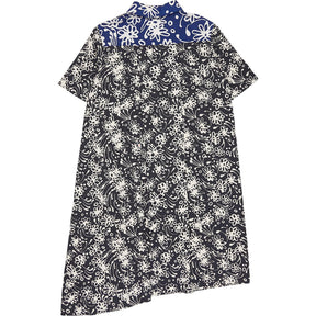 Finery Black White Floral Shirt Dress