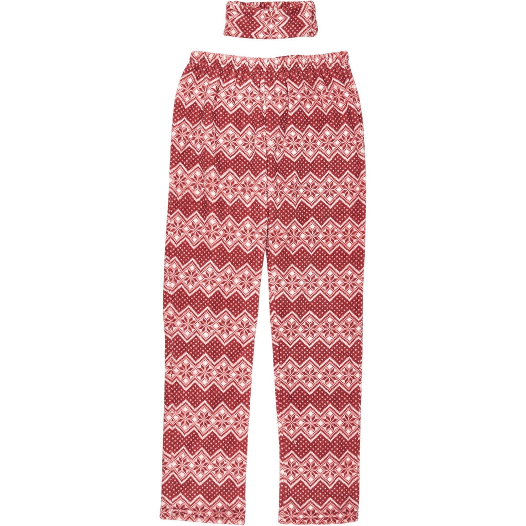Promise Red Patterned Trousers & Headband Set