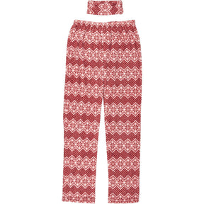 Promise Red Patterned Trousers & Headband Set
