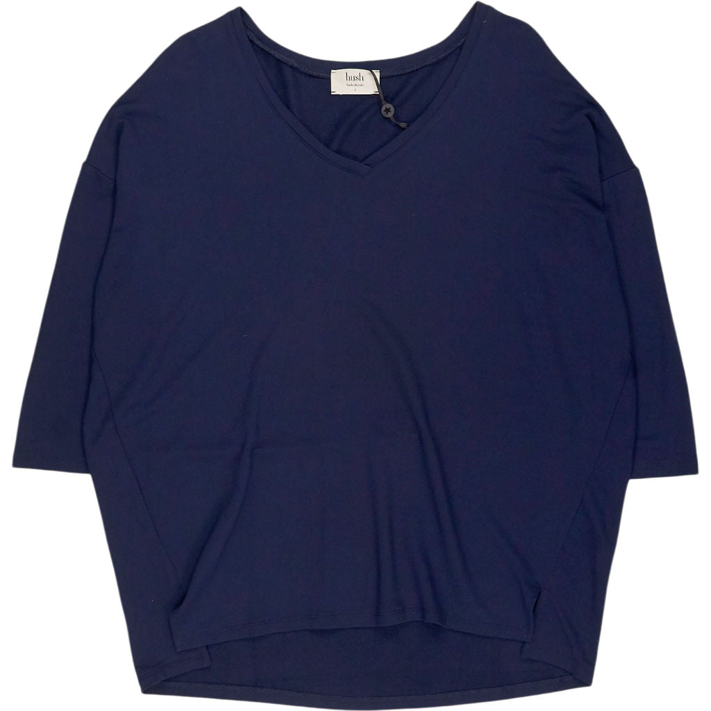 Hush Midnight Blue Laredo 3/4 Sleeve Top