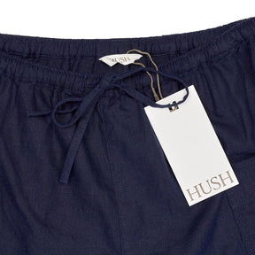 Hush Midnight Navy Nova Linen Cargo Shorts