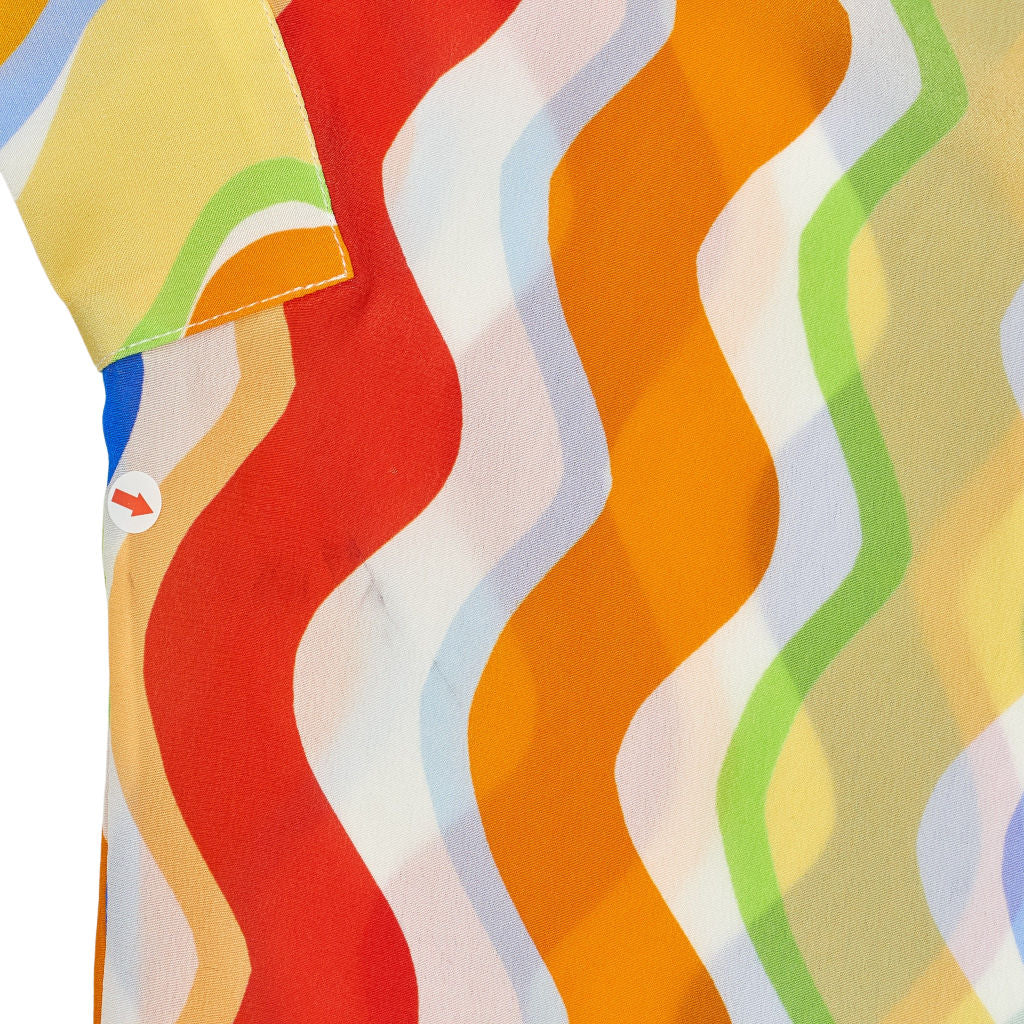 NRBY Multicoloured Wavy Print Top