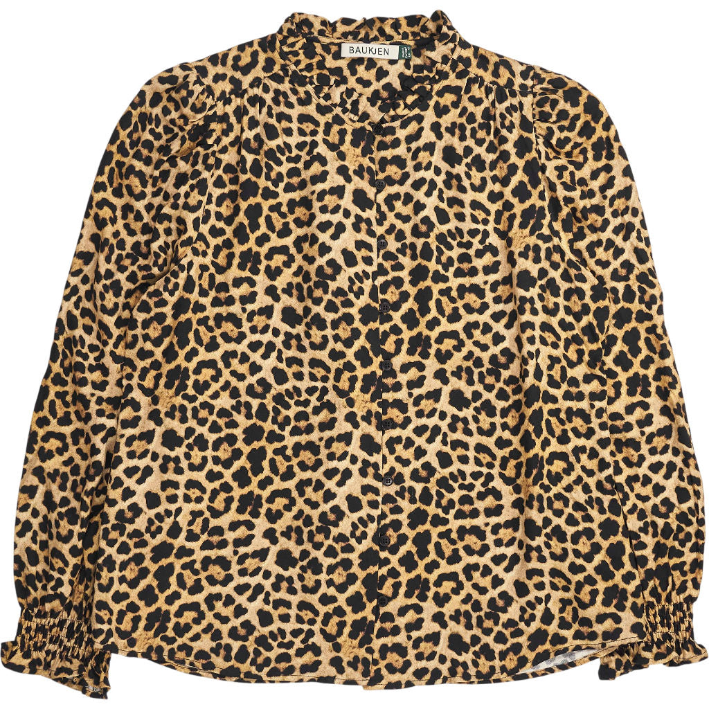 Baukjen Brown Leopard Print Blouse